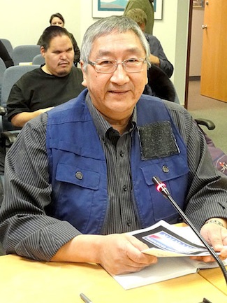 The Nunavut Resources Corp. is the next step Inuit need to take to contol their future, Charlie Evalik, the president of the Kitikmeot Inuit Association, said at the organization’s annual general meeting in Cambridge Bay. (PHOTO BY JANE GEORGE)


