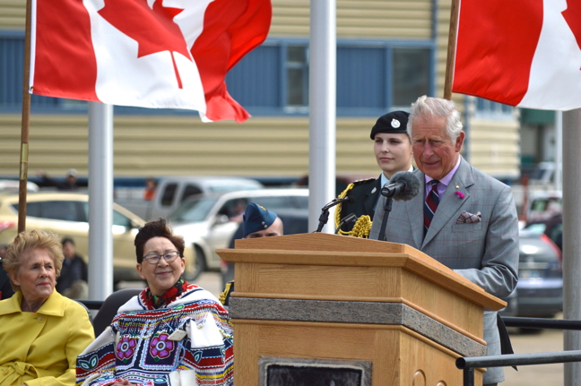 Charles, Prince of Wales, greeted Iqalungmiut with “Quviasuttunga iqalunnuurama,