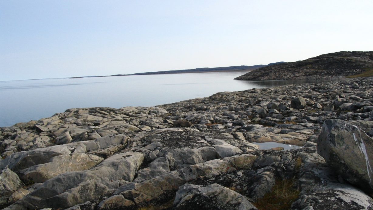 Here's the site on Grays Bay in western Nunavut where the Government of Nunavut and the Nunavut Resource Corp. want to build a port that would be connected to the interior by a 227-kilometre all-weather road. (HANDOUT PHOTO)