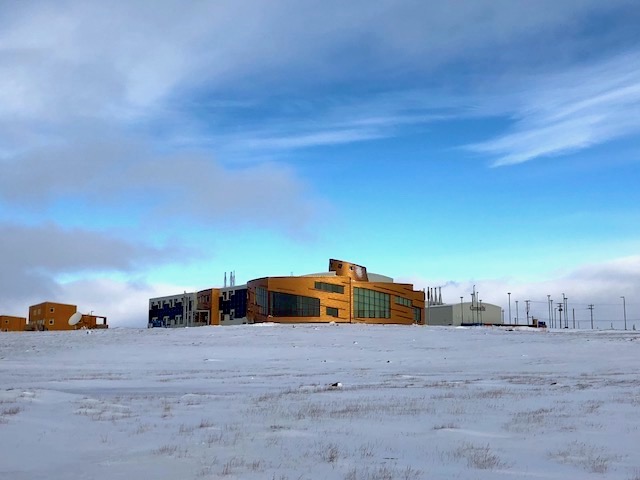 The Canadian High Arctic Research Station stands on a hill outside Cambridge Bay. While the facility remains closed to the public, some 43 science and technology and knowledge management projects have received money from the Polar Knowledge Canada for 2017-19. (PHOTO BY JANE GEORGE)