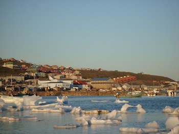 In 2008 Frobisher Bay was choked by ice, some of which had broken off from Greenland's Petermann Glacier. (PHOTO BY JANE GEORGE)