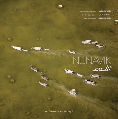 Here's the corrected title of the  the cover of the recently published, trilingual book, Nunavik-Québec inconnue, which has the Inuttitut syllabics properly written so that they say Nunavik instead of Nunapik.(PHOTO COURTESY OF LES EDITIONS DU PASSAGE)