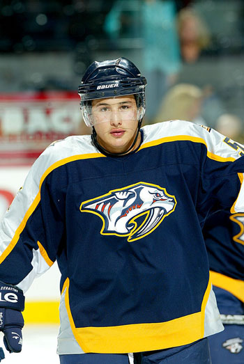 When Jordin Tootoo of Rankin Inlet first broke into the National Hockey League with the Nashville Predators, hockey fans from Nunavut to Nashville embraced him. (PHOTO COURTESY OF THE TENNESSEAN)
