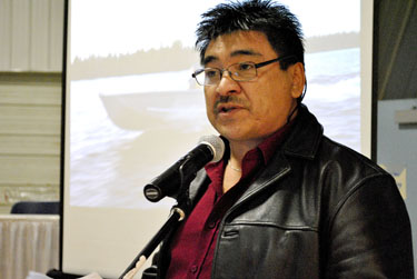 Fred Thorassie, a former chief of the Black Lake Dene band in northern Saskatchewan, said uranium mining has brought many benefits to his region and has inflicted little damage on the environment. (PHOTO BY JIM BELL)