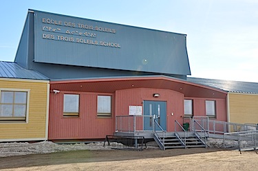 In the ten years since École des Trois-Soleils opened, Iqaluit’s French-language school has more than doubled its student population and become the backbone of the local francophone community. (PHOTO BY SARAH ROGERS)