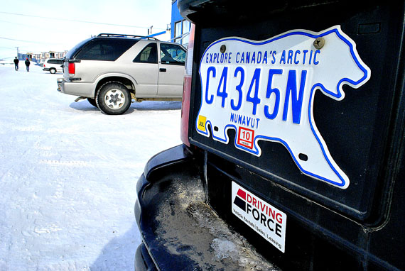 Photo: GN seeks new license plate design | Nunatsiaq News