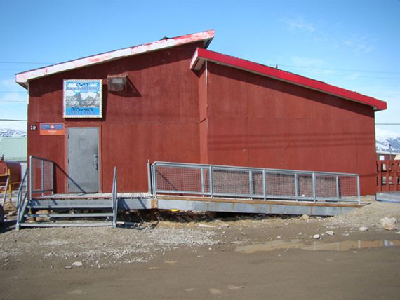 Burglars broke into Pangnirtung’s post office storeroom over the weekend, damaging several parcels and making off with others. The break and enter comes during the post office’s busiest time of year, when dozens of Christmas gifts arrive by mail every day. (PHOTO COURTESY OF THE HAMLET OF PANGNIRTUNG)