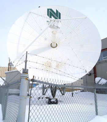 A telecom partnership based in Yellowknife aims to compete with Northwestel across the North in the home telephone and cellular markets but its still not clear if they've found a business case to operate in Nunavut, where satellite bandwidth costs are high. (FILE PHOTO)