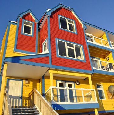 The apartment that Senator Dennis Patterson said he rents in Iqaluit, 5104A, is located in this building in the Plateau neighbourhood of Iqaluit. (PHOTO BY JIM BELL)