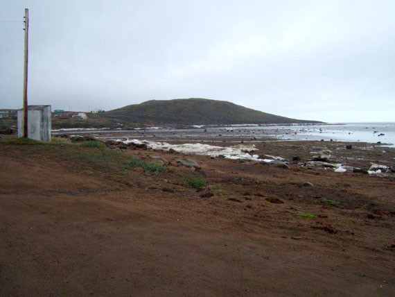 This is Arctic Fibre’s proposed cable landing site at Apex, near the old HBC buildings, where a marine cable would connect Iqaluit to the company’s fibre optic backbone. (PHOTO COURTESY OF ARCTIC FIBRE)