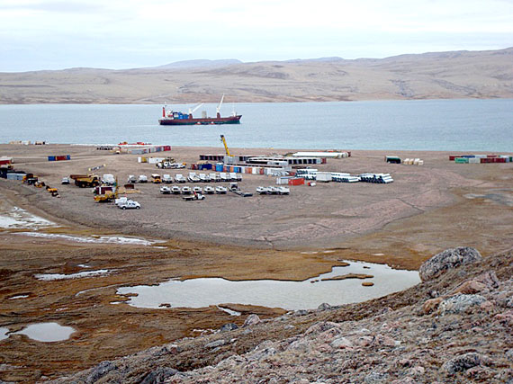 A view of Milne Inlet several years ago. This area will get more intense use when the Baffinland Iron Mines Corp. makes more intense use of the site to ship ore to market during ice-free months. (FILE PHOTO)