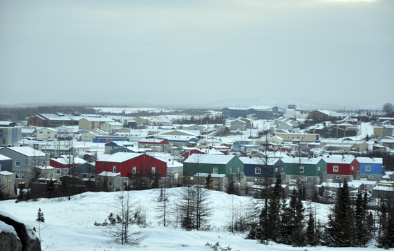 The federal government has proposed a one-year housing agreement for Nunavik that would run from April 1, 2015 to March 31, 2016, while negotiations would continue to determine the region's housing provisions up to 2020. Kuujjuaq, pictured here, stands to get about 40 new social housing units in 2015. (PHOTO BY SARAH ROGERS) 