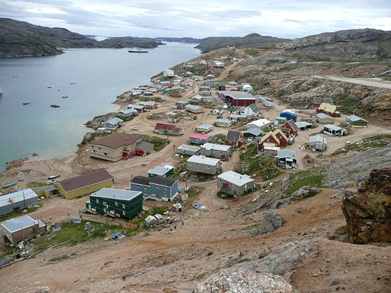 The Hamlet of Kimmirut, seen here in the middle of summer, has been without over-the-air radio service since March. Residents were happy to celebrate Christmas with community radio broadcasts through a cable TV channel that went online just before the holidays. (PHOTO COURTESY OF CAMERON BOBINSKI)