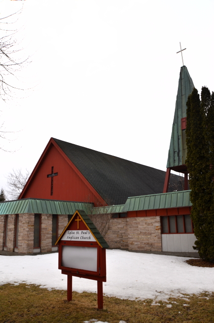 St. Paul's Anglican Church in Montreal's west Island sat unused for two years until the Bishop of Montreal turned it over to an Inuit congregation in early 2015. (PHOTO BY DAVID MURPHY)
