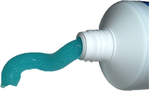 The NDP wants to ban micro plastics like the ones contained in this toothpaste, among the many cosmetic products and toiletries which contain microbeads. Microbeads, which also accumulate in Arctic sea ice, are known to attract toxic contaminants and be near impossible to remove from the environment. (PHOTO/ WIKIPEDIA COMMONS)