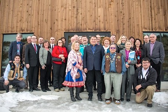 The Arctic Council's senior Arctic officials and permanent indigenous participants pose during their March 15 meeting in Whitehorse, Yukon where they prepares for this week's ministerial meeting in Iqaluit. (HANDOUT PHOTO)