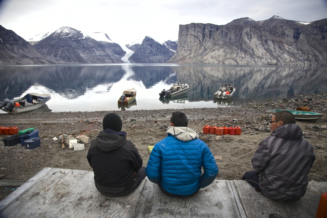 A peaceful scene, and a beautiful view, near Clyde Inlet, at the end of summer 2014. (PHOTO BY NIORE IQALUKJUAK)