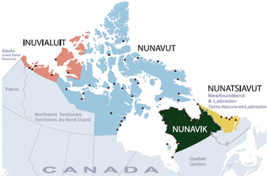 Inuvialuit leaders signed an agreement-in-principle July 21 that will serve as the foundation for a final self-government agreement for the Inuit of the Western Arctic. (IMAGE COURTESY OF STATISTICS CANADA) 