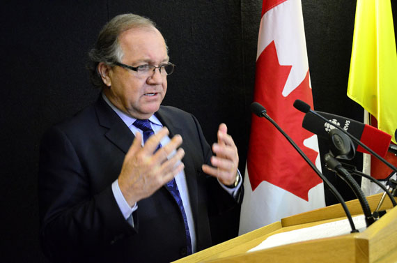 Bernard Valcourt has exempted Baffinland Iron Mines Corp.'s Phase 2 shipping expansion proposal from Nunavut's land use planning process, and has sent it directly to the Nunavut Impact Review Board. (FILE PHOTO)