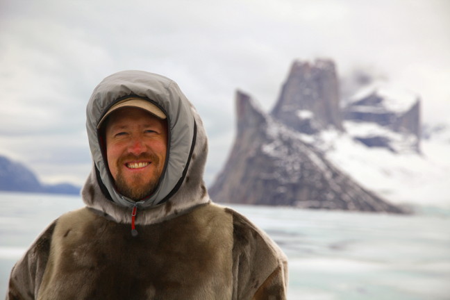 David Lavallee, Nelson-based filmmaker, during a spring 2014 trip to north Baffin to film a new documentary on the extremes of energy extraction called To the Ends of the Earth. (PHOTO COURTESY DAVID LAVALLEE)