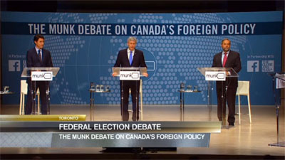 During a federal leaders’ debate on foreign policy Sept. 28, Liberal leader Justin Trudeau likened Prime Minister Stephen Harper’s Arctic policy to a 