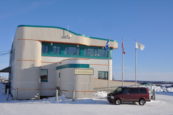 The Nunavik Regional Board of Health and Social Services' head office in Kuujjuaq. (PHOTO BY SARAH ROGERS)