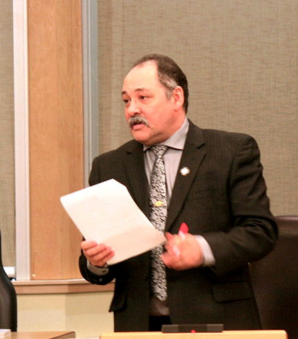 Tununiq MLA Joe Enook posed questions in the Nunavut legislature March 3 and March 7 about why the Nunavut government is looking at restricting the application of its fuel tax rebate to junior exploration firms only and to remove the benefit for companies that operate working mines. (FILE PHOTO)