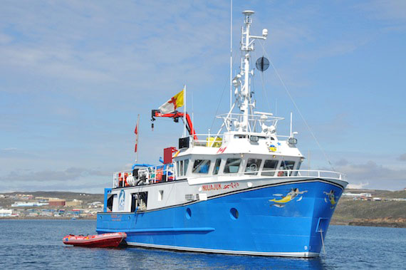 Scientists working from the Government of Nunavut research vessel Nuliajuk have been gathering valuable information about the Frobisher Bay seabed. (FILE PHOTO)
