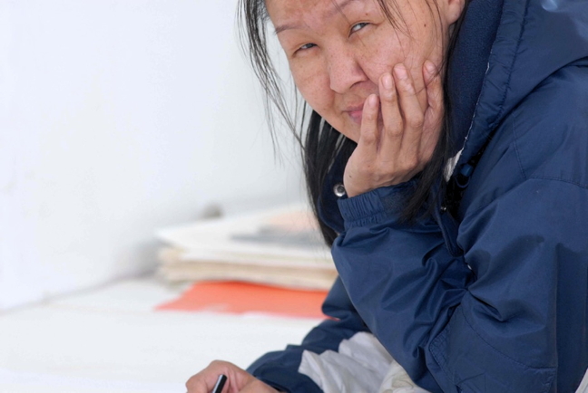 Friends, family members, gallery curators and art collectors continue to mourning the Sept. 19 passing of Cape Dorset's Annie Pootoogook. (PHOTO BY BILL RITICHIE)