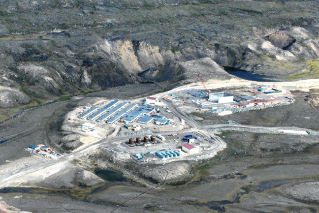 The Mary River iron mine camp, about 160 kms southwest of Pond Inlet. (FILE PHOTO)