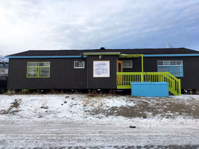 Qarmaapik House in Kangiqsualujjuaq is a former bed and breakfast, renovated earlier this year to provide space for family activities. (PHOTO COURTESY OF E. ANNANACK)
