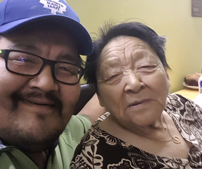 Sometimes you just have to honour your anaanatsiaq. Thomas Angoshadluk of Rankin Inlet sent us this photo of his grandma, Monica Ugjuk on the occasion of her 80th birthday on Feb. 1. 