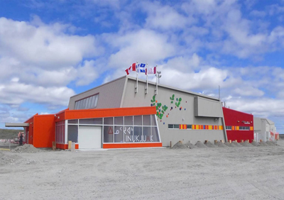 Nunavik transport officials say they’re dealing with “major deficiencies with Inukjuak’s new airport terminal, built by Quebec firm Pepin Fortin last year. (PHOTO COURTESY OF PEPIN FORTIN)
