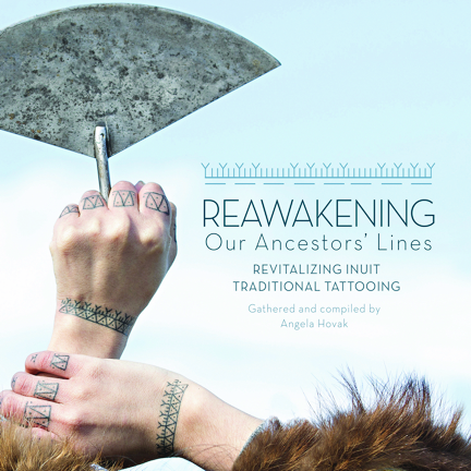 A potential cover for tattoo artist Hovak Johnston’s upcoming book—Reawakening Our Ancestor's Lines—to be released by Inhabit Media in November.