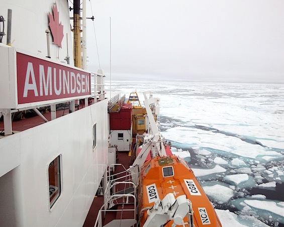 If you think life on board an Canadian Coast Guard researcher icebreaker like the Amundsen is boring, you'll want to see the film, 