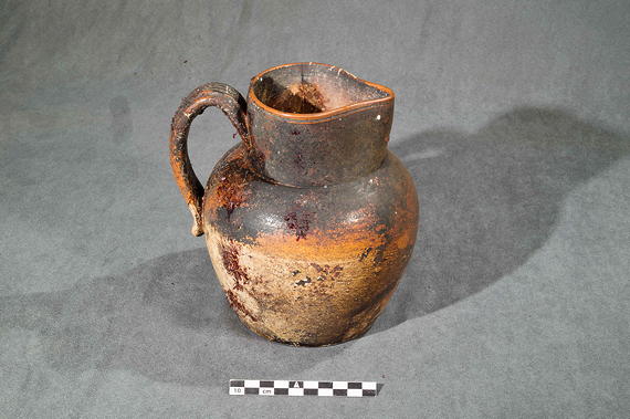 Parks Canada’s underwater archeological team recovered this pitcher during the summer from the lower deck of the remains of the HMS Erebus, from the ill-fated Franklin expedition. It’s among a collection of artifacts shared with residents of Gjoa Haven and Cambridge Bay at community events last week. See our story later at Nunatsiaq.com. (PHOTO COURTESY OF PARKS CANADA)
