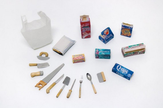 These detailed miniatures of everyday objects and food items are the creations of Josie Pitseolak, a talented multidisciplinary artist born in Iqaluit, Nunavut, who currently resides in Pond Inlet. Pitseolak is featured in the Fall 2018 issue of the Inuit Art Quarterly, where his work has appeared before. (IMAGE COURTESY OF INUIT ART QUARTERLY)
