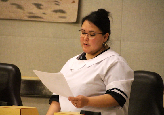 A day after the majority of voters in Kugluktuk decided to abolish its alcohol education committee, Kugluktuk MLA Mila Kamingoak said on Tuesday, Oct. 23, in the Nunavut legislature that 